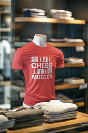 Red Regular Fit Tshirt - Chess Mode On Men Regular Fit Tshirt 180 Design | Men Fashion
