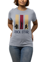 Comfortable Women Regular Fit Tshirt in Gray - 180 GSM | Fullmoon Styles