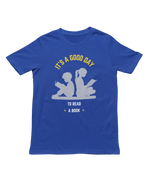 Premium Royal Blue Regular Fit Tshirt for Men - 180 GSM Cotton | Fullmoon Styles