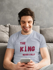 Comfortable Men Regular Fit Tshirt in Gray - 180 GSM | Fullmoon Styles