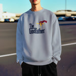 The Godfather Men Regular Fit Sweatshirt 320 Gray Regular Fit Sweatshirt - Premium Cotton Men Wear