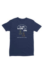 We Are Future Kings Men Regular Fit Tshirt 180 Navy Blue Regular Fit Tshirt - Premium Cotton Men Wear