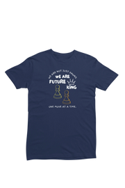 We Are Future Kings Men Regular Fit Tshirt 180 Navy Blue Regular Fit Tshirt - Premium Cotton Men Wear