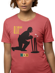 0 12 Msd Stumping Women Regular Fit Tshirt 180 Red Regular Fit Tshirt - Premium Cotton Women Wear