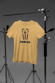 Premium Beige Regular Fit Tshirt for Women - 180 GSM Cotton | Fullmoon Styles