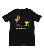 Men Oversized - Toy Story Woody Men Oversized 240 Black | Fullmoon Styles