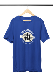 Premium Royal Blue Regular Fit Tshirt for Men - 180 GSM Cotton | Fullmoon Styles