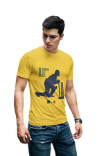 0 12 Msd Stumping Men Regular Fit Tshirt 180 Yellow Regular Fit Tshirt - Premium Cotton Men Wear