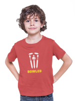 Premium Red Regular Fit Tshirt for Kids - 180 GSM Cotton | Fullmoon Styles