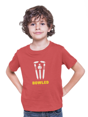 Premium Red Regular Fit Tshirt for Kids - 180 GSM Cotton | Fullmoon Styles