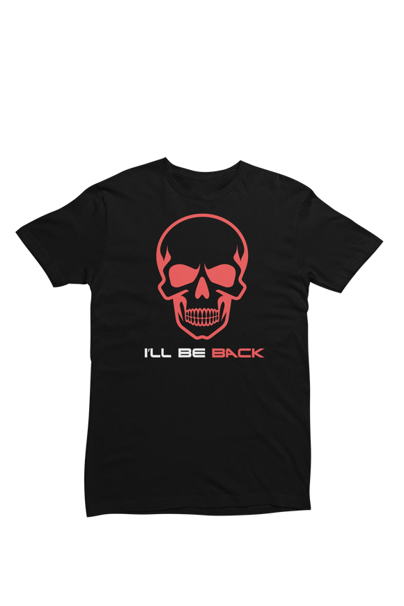 Women Regular Fit Tshirt - The Terminator I Will Be Back Women Regular Fit Tshirt 180 Black | Fullmoon Styles