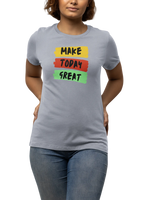 Premium Gray Regular Fit Tshirt for Women - 180 GSM Cotton | Fullmoon Styles