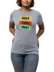 Premium Gray Regular Fit Tshirt for Women - 180 GSM Cotton | Fullmoon Styles