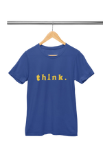 Premium Royal Blue Regular Fit Tshirt for Men - 180 GSM Cotton | Fullmoon Styles