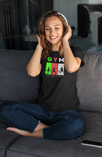 One More Rep Women Regular Fit Tshirt 180 Black Regular Fit Tshirt - Premium Cotton Women Wear