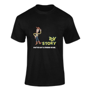 Women Oversized - Toy Story Woody Women Oversized 210 Black | Fullmoon Styles