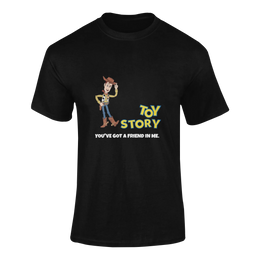 Women Oversized - Toy Story Woody Women Oversized 210 Black | Fullmoon Styles