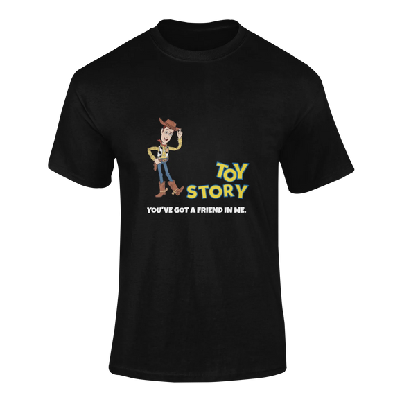 Women Oversized - Toy Story Woody Women Oversized 210 Black | Fullmoon Styles
