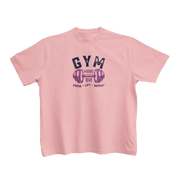 Baby Pink Regular Fit Tshirt - Gym Mode On Kids Regular Fit Tshirt 180 Design | Kids Fashion