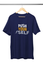 Premium Navy Blue Regular Fit Tshirt for Women - 180 GSM Cotton | Fullmoon Styles