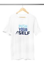 Women Regular Fit Tshirt - Push Yourself Women Regular Fit Tshirt 180 White | Fullmoon Styles