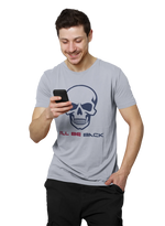 Comfortable Men Regular Fit Tshirt in Gray - 180 GSM | Fullmoon Styles