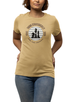 Women Regular Fit Tshirt - Think Strategically Women Regular Fit Tshirt 180 Beige | Fullmoon Styles