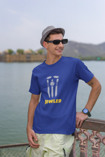 Premium Royal Blue Regular Fit Tshirt for Men - 180 GSM Cotton | Fullmoon Styles