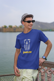 Premium Royal Blue Regular Fit Tshirt for Men - 180 GSM Cotton | Fullmoon Styles