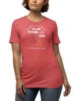 Premium Red Regular Fit Tshirt for Women - 180 GSM Cotton | Fullmoon Styles