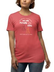Premium Red Regular Fit Tshirt for Women - 180 GSM Cotton | Fullmoon Styles