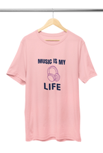 Men Oversized - Music Is My Life Men Oversized 240 Baby Pink | Fullmoon Styles