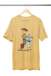 Premium Beige Regular Fit Tshirt for Men - 180 GSM Cotton | Fullmoon Styles