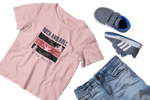 Comfortable Kids Regular Fit Tshirt in Baby Pink - 180 GSM | Fullmoon Styles