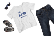 Kids Regular Fit Tshirt - King Never Falls Kids Regular Fit Tshirt 180 White | Fullmoon Styles