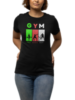 Comfortable Women Regular Fit Tshirt in Black - 180 GSM | Fullmoon Styles