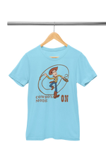 Premium Sky Blue Regular Fit Tshirt for Women - 180 GSM Cotton | Fullmoon Styles