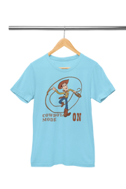 Premium Sky Blue Regular Fit Tshirt for Women - 180 GSM Cotton | Fullmoon Styles