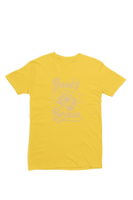 Premium Yellow Regular Fit Tshirt for Men - 180 GSM Cotton | Fullmoon Styles