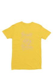 Premium Yellow Regular Fit Tshirt for Men - 180 GSM Cotton | Fullmoon Styles