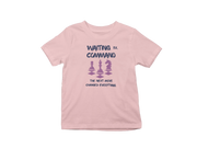Waiting For Command Kids Regular Fit Tshirt 180 Baby Pink Regular Fit Tshirt - Premium Cotton Kids Wear