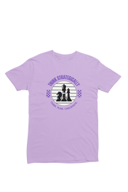 Men Regular Fit Tshirt - Think Strategically Men Regular Fit Tshirt 180 Lavender | Fullmoon Styles