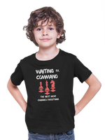 Comfortable Kids Regular Fit Tshirt in Black - 180 GSM | Fullmoon Styles