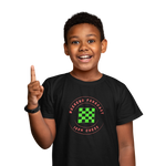 Chess Forecast Kids Regular Fit Tshirt 180 Black Regular Fit Tshirt - Premium Cotton Kids Wear