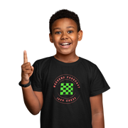 Chess Forecast Kids Regular Fit Tshirt 180 Black Regular Fit Tshirt - Premium Cotton Kids Wear