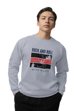 Comfortable Men Regular Fit Sweatshirt in Gray - 320 GSM | Fullmoon Styles