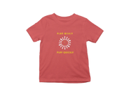 Premium Red Regular Fit Tshirt for Kids - 180 GSM Cotton | Fullmoon Styles