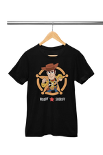 Premium Black Regular Fit Tshirt for Women - 180 GSM Cotton | Fullmoon Styles