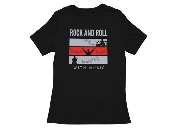 Men Oversized - Rock N Roll With Music Men Oversized 180 Black | Fullmoon Styles