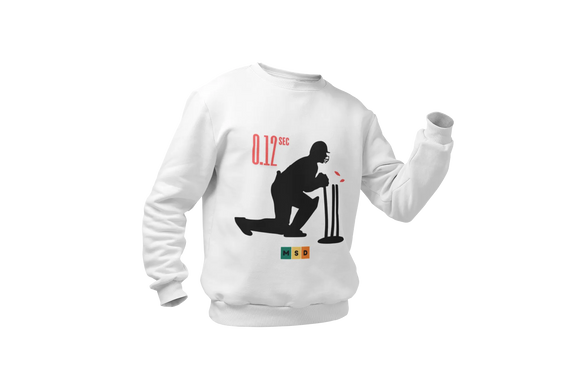 Men Regular Fit Sweatshirt - 0 12 Msd Stumping Men Regular Fit Sweatshirt 320 White | Fullmoon Styles